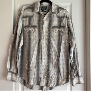 Lucky Brand Pearl Snap Western Shirt - L